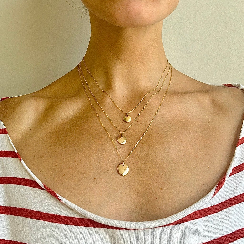 Sun Drop Necklace // Gold