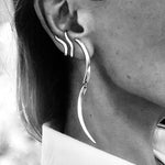 Load image into Gallery viewer, Sway Earrings // Silver

