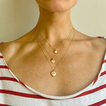 Load image into Gallery viewer, Sun Drop Necklace // Gold
