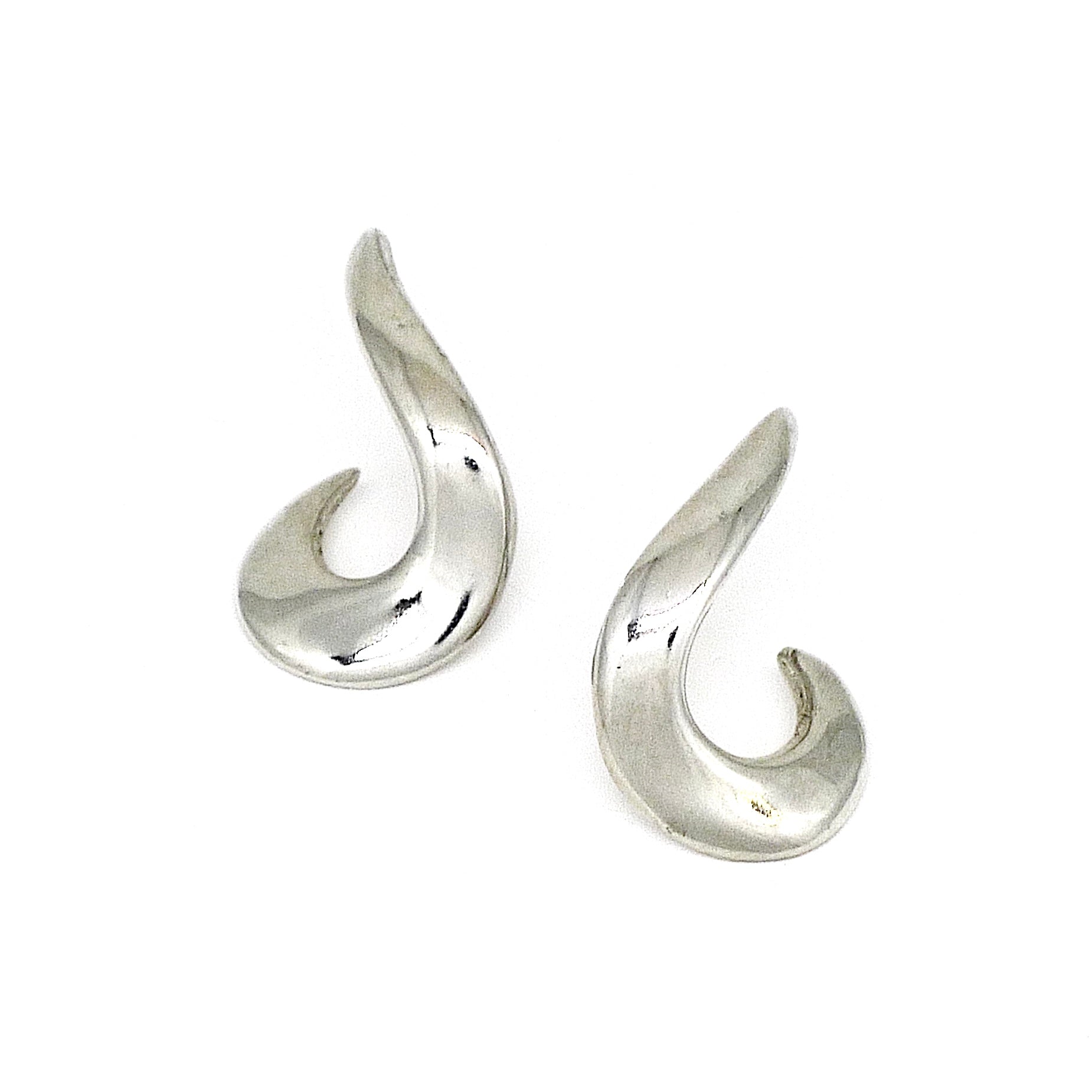 Swoop Earrings // Sterling Silver