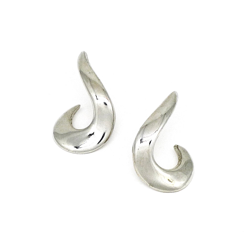 Swoop Earrings // Sterling Silver