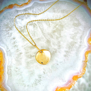 Sun Drop Necklace // Gold